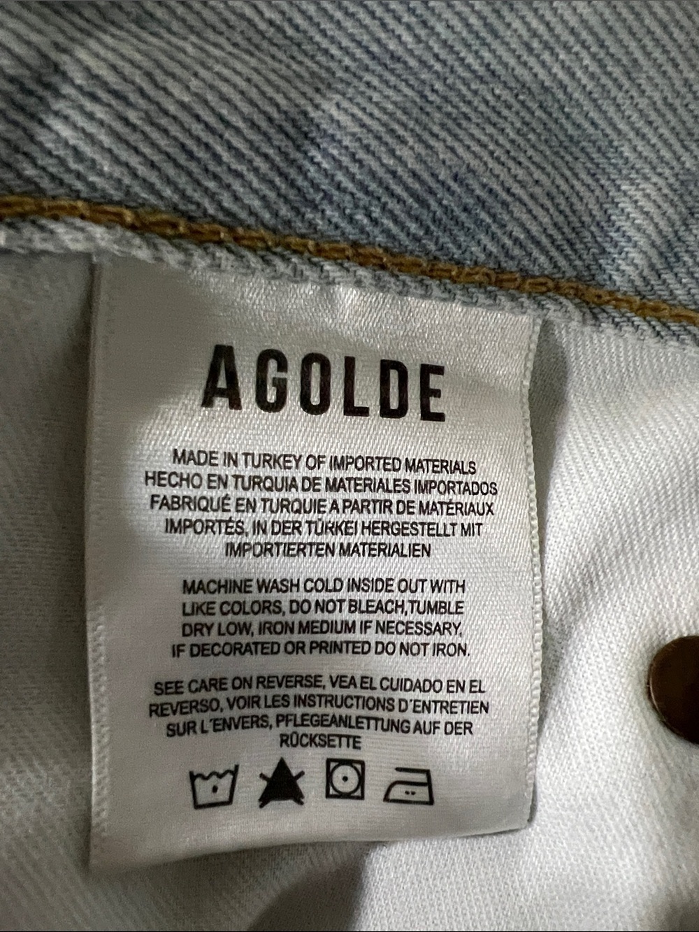 Agolde Fusion jean size 24 - Picture 4 of 5
